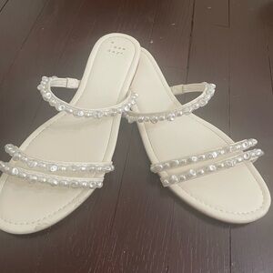 Target Pearl Embellished Sandals